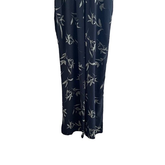 Gap NWT Black Printed Round Neck Sleeveless One-Piece Jumpsuit Size Small - Picture 7 of 12